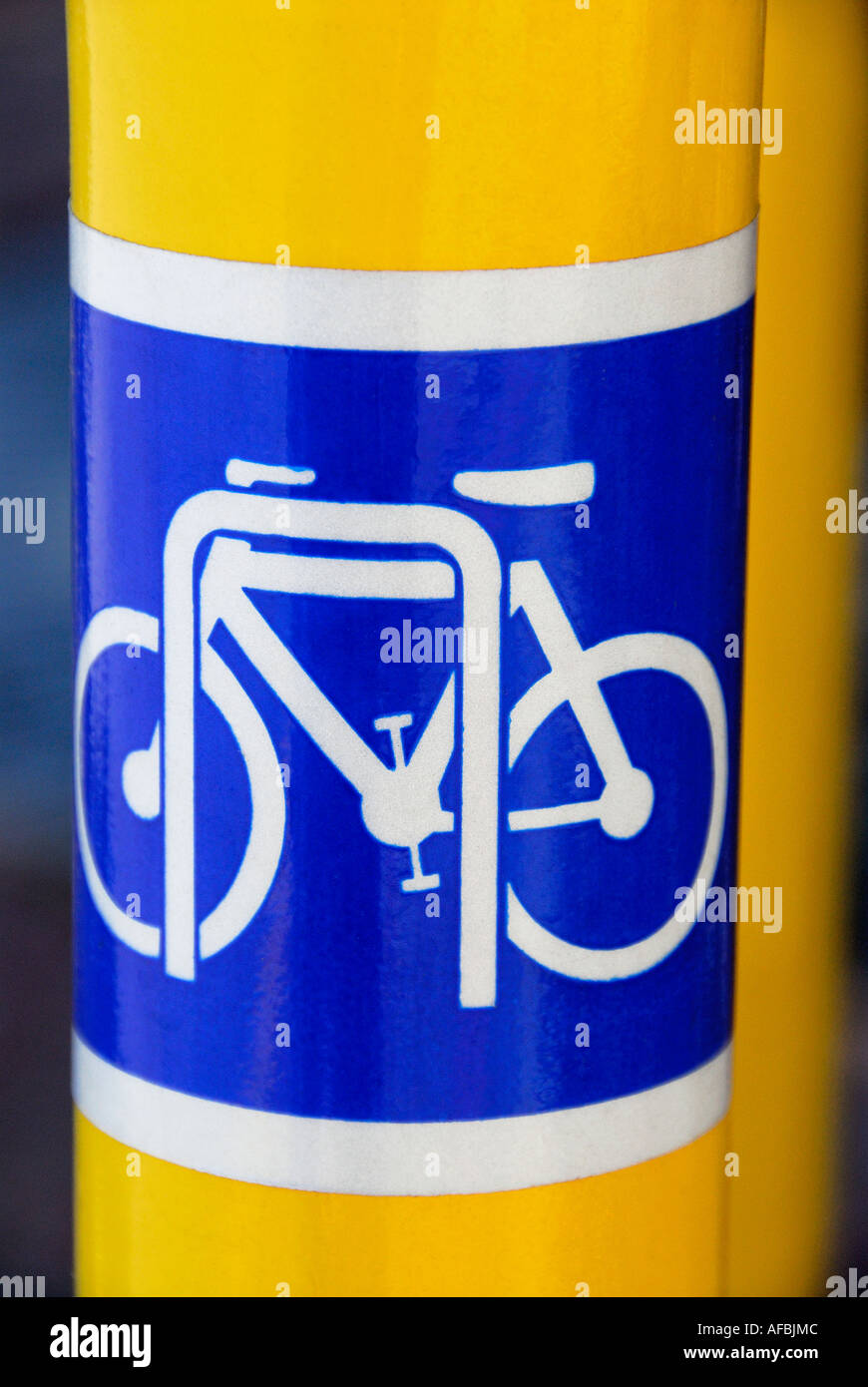 Bike rack graphic Stock Photo Alamy