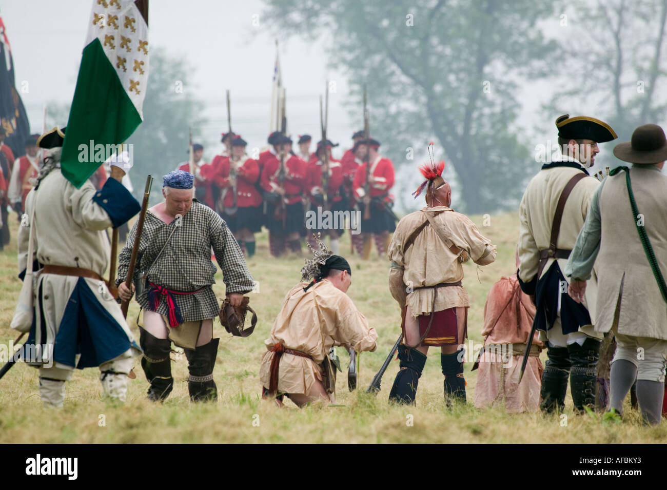 Fort Ticonderoga New York annual Grand Encampment reenactment of