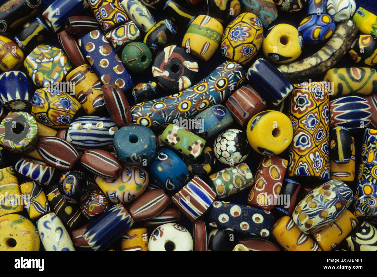 African Beads. Stock Photo