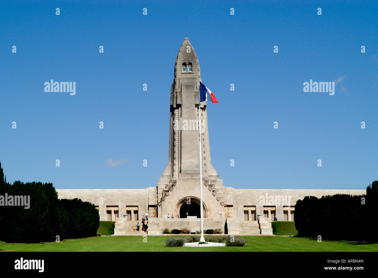 Verdun First World War One 1 Cemetery Douaumont France French Stock Photo