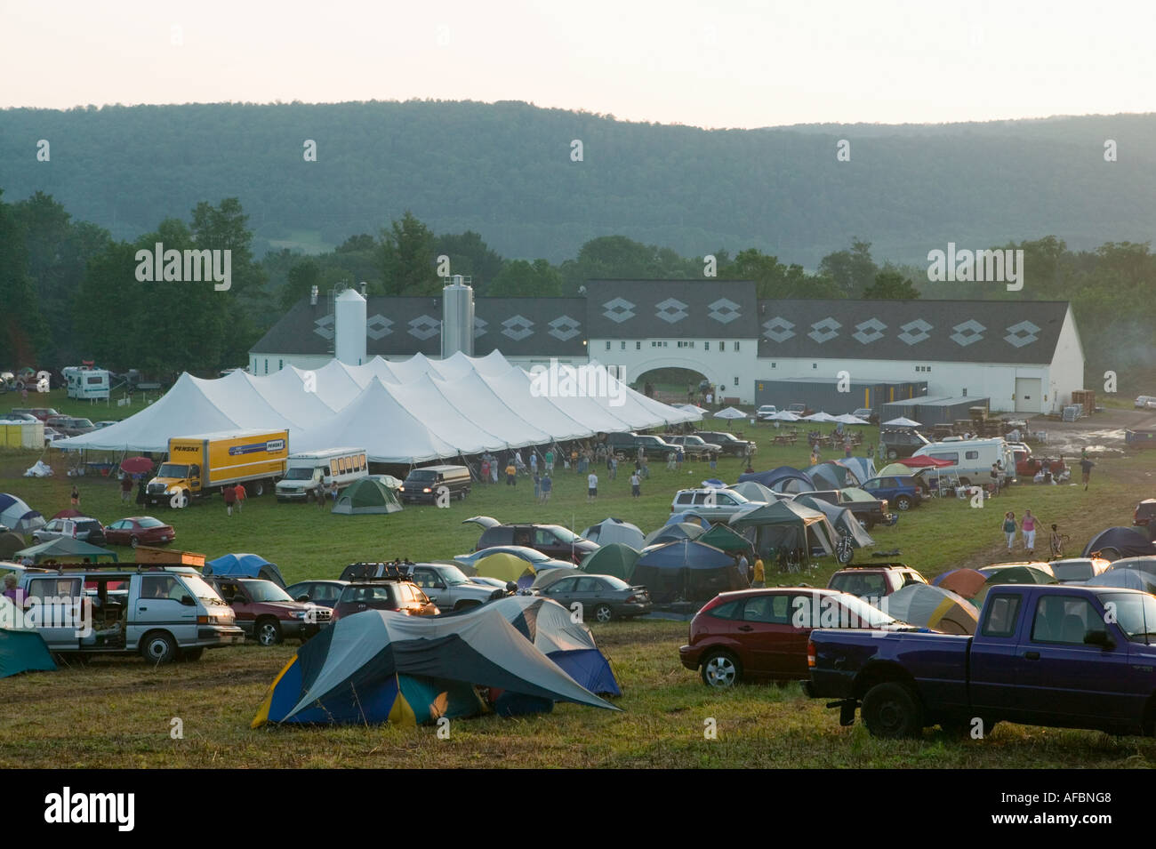Annual Belgian Beer festival at Ommegang Brewery Cooperstown New York Stock  Photo - Alamy