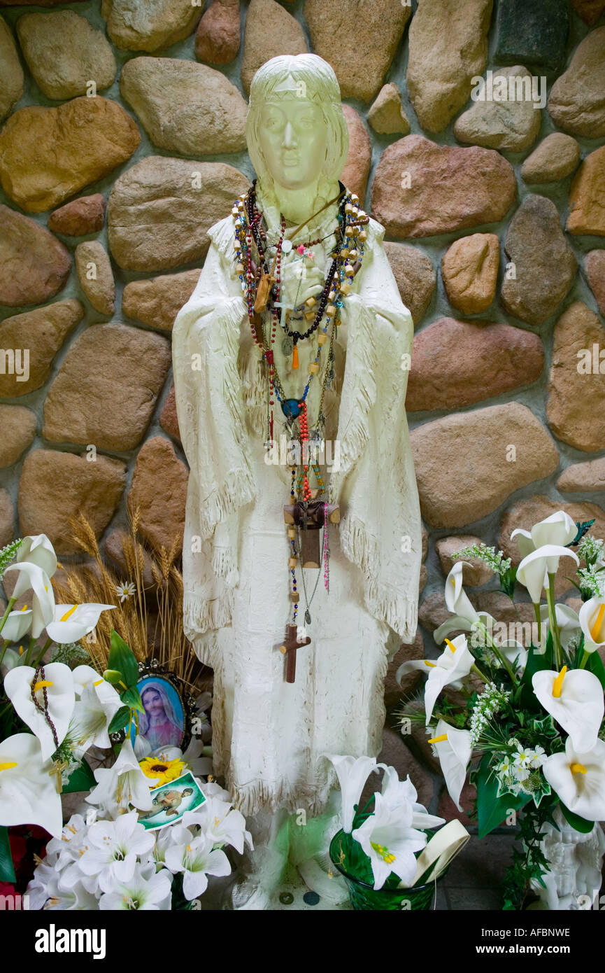 Blessed Kateri Tekakwitha Memorial Shrine in Mohawk River Valley Fonda New York Stock Photo