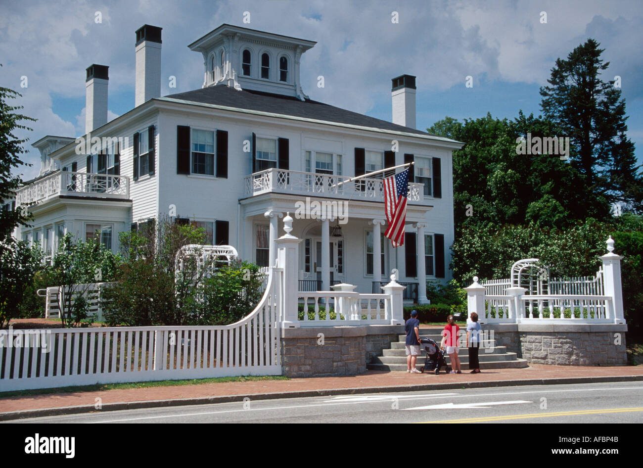 Built 1833 governors mansion me038 hires stock photography and images Alamy