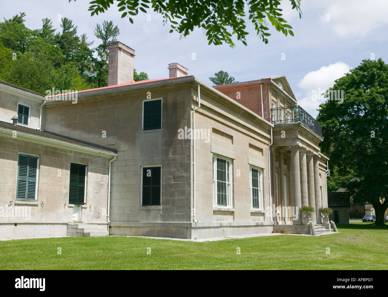 Hyde Hall Cooperstown New York Stock Photo Alamy