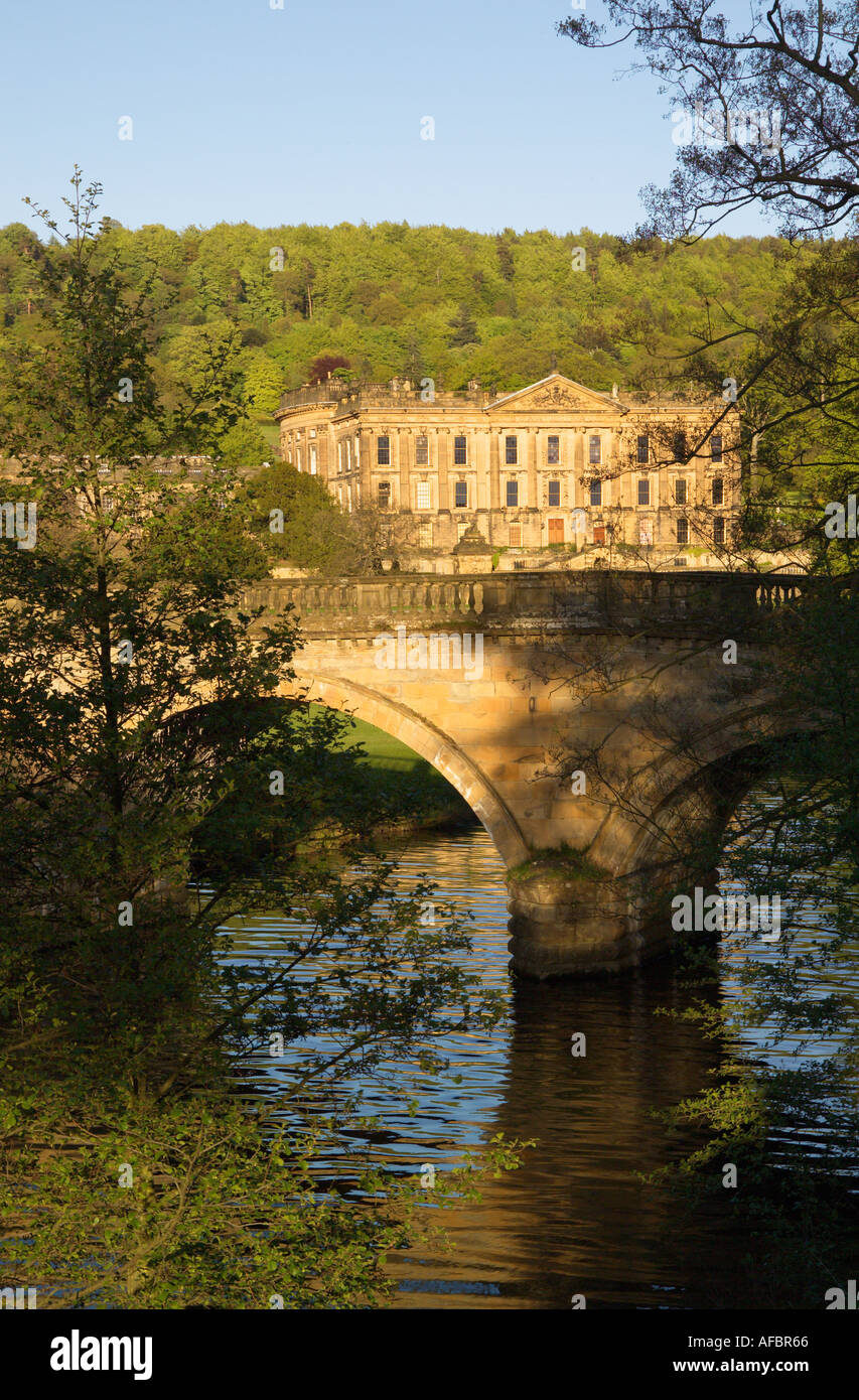"Chatsworth House" Chatsworth Derbyshire Stock Photo Alamy