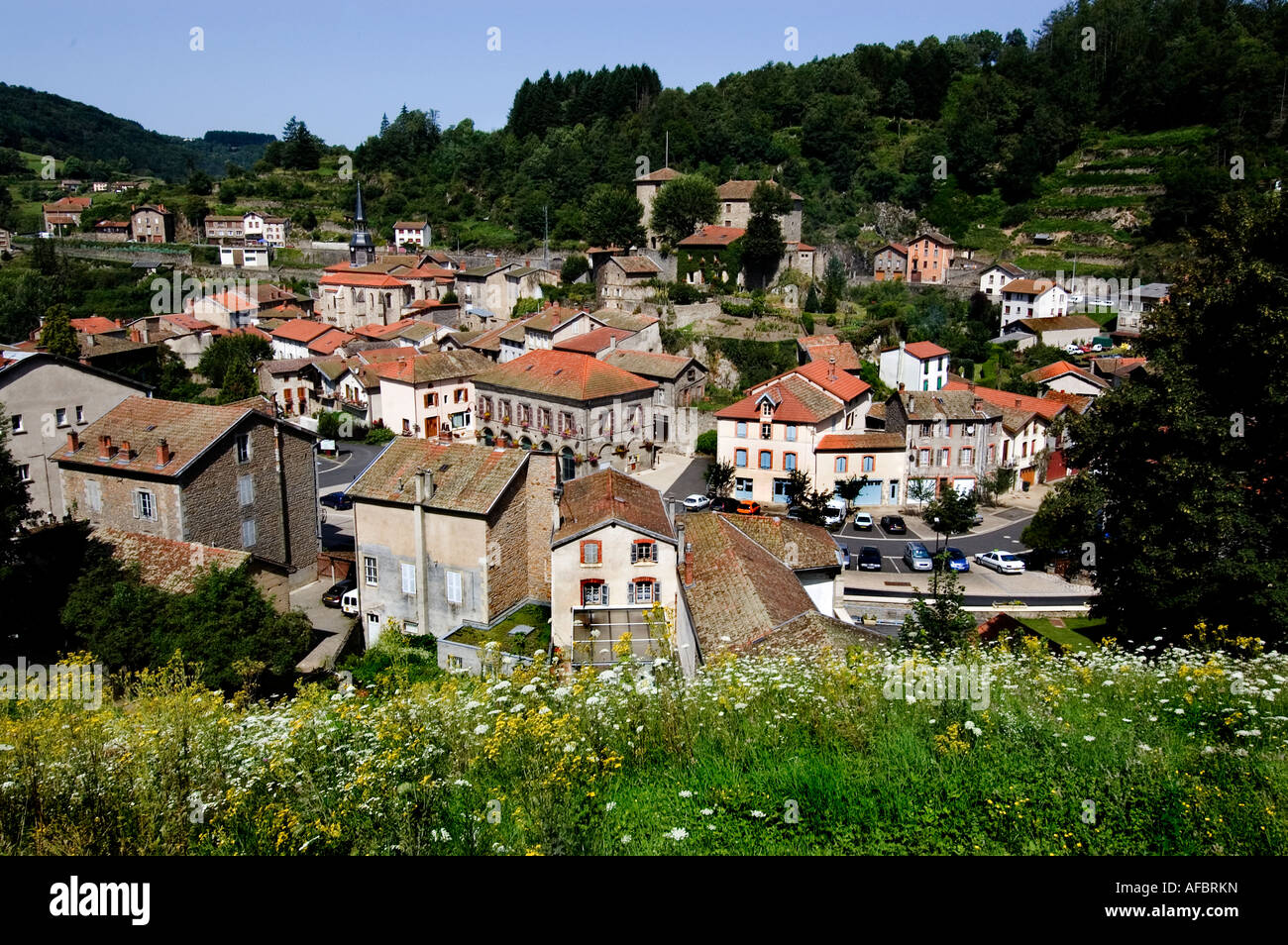 French small village France French Stock Photo