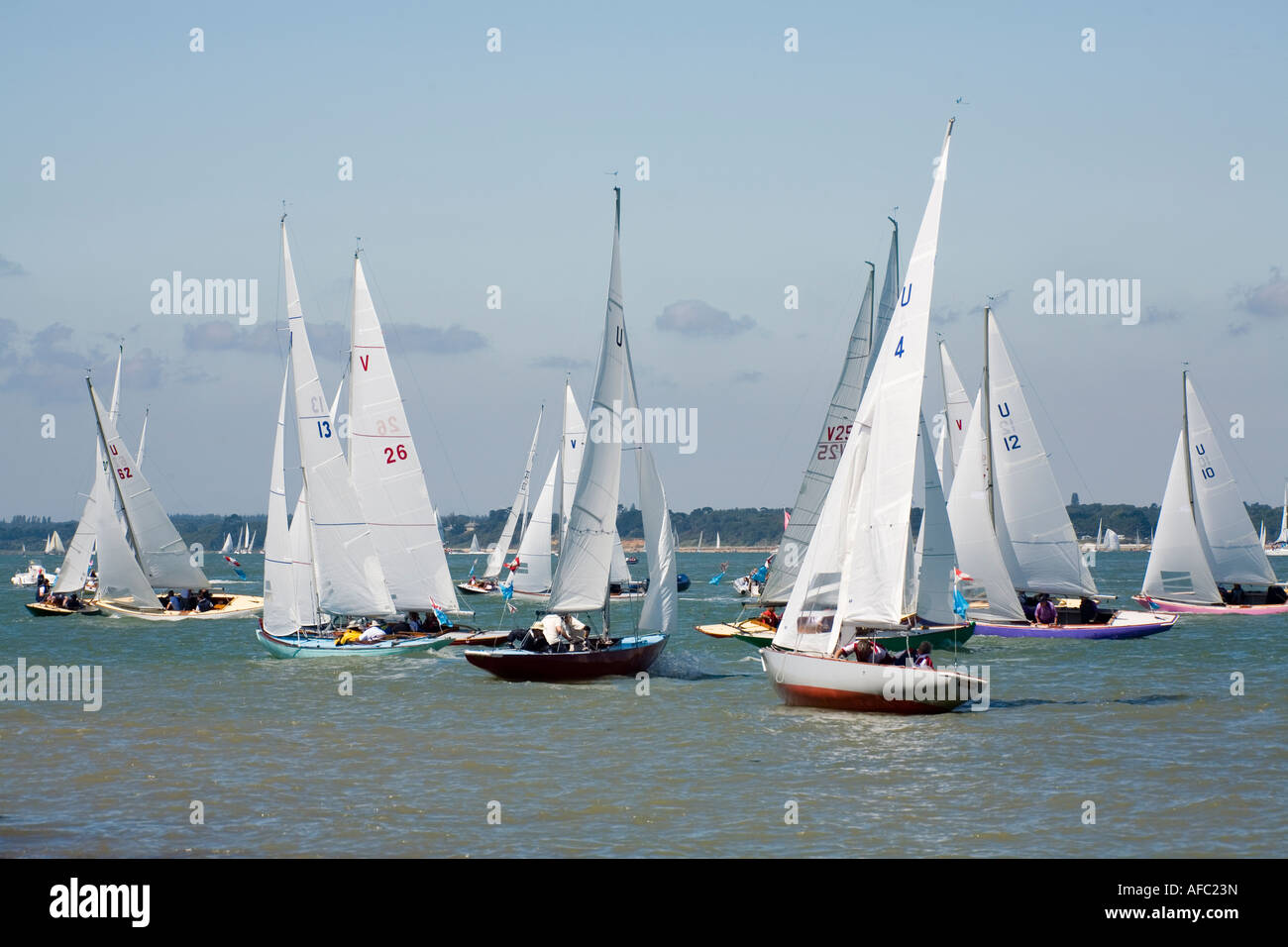 2007 Cowes week, Isle of Wight, Hampshire, England, Britain, UK Stock Photo