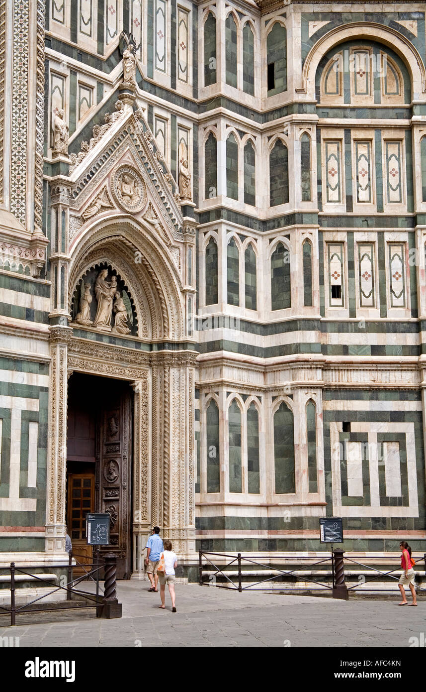 Detail of the Duomo City of Florence Tuscany Italy Stock Photo - Alamy