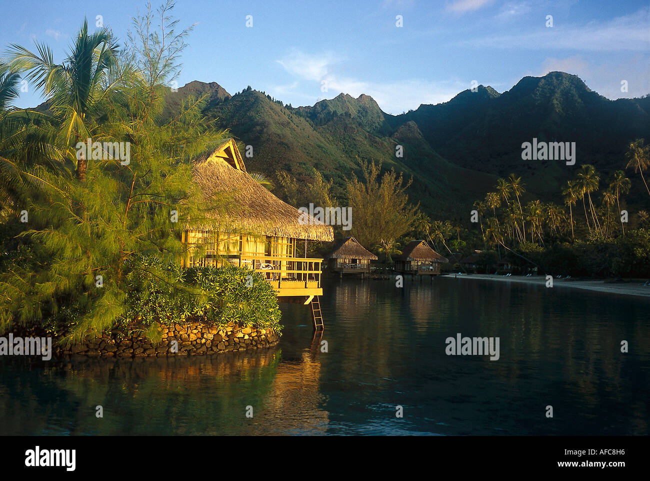 Moorea Parkroyal, Moorea French Polynesia Stock Photo Alamy
