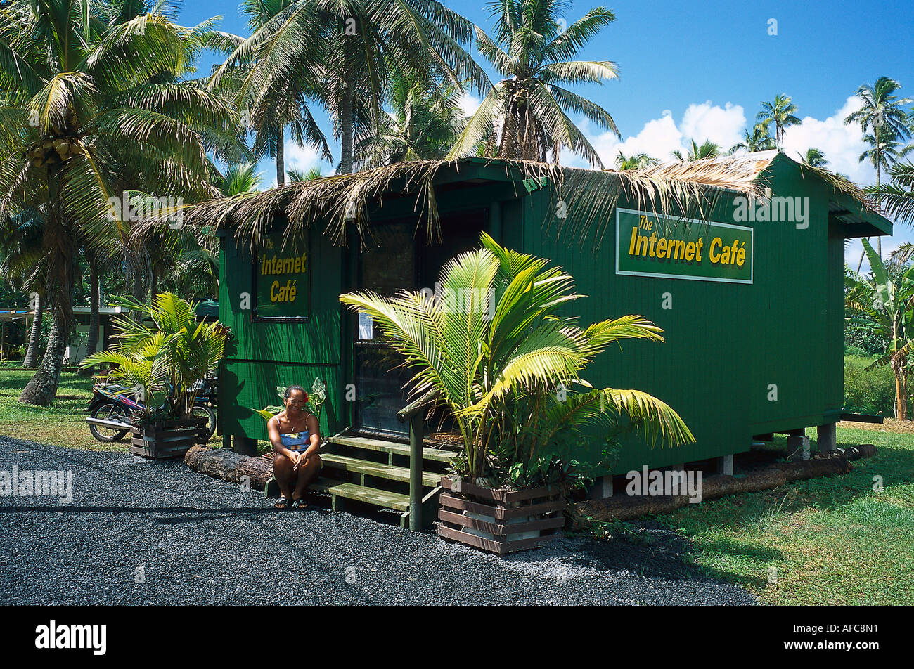 Cafe, Rarotonga Cook Islands Stock Photo Alamy