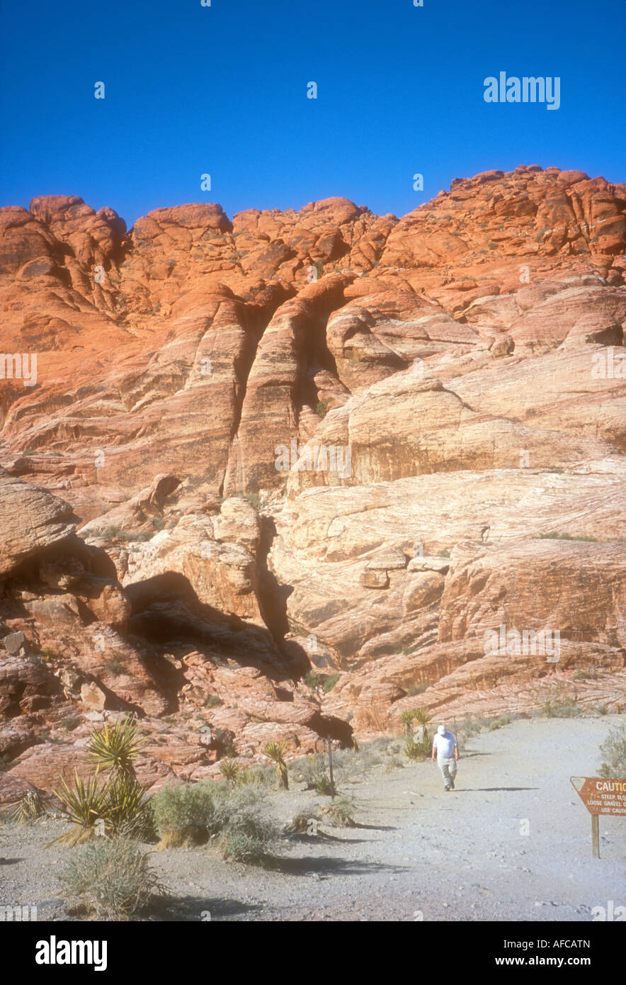 Red Rock Canyon and Spring Mountain Ranch near Las Vegas, NV USA Stock Photo