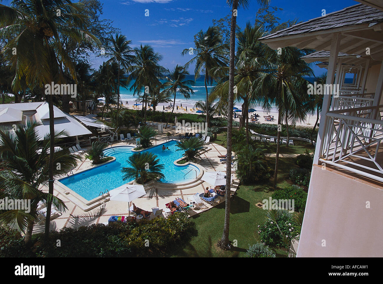 Turtle Beach Resort, Christ Church Barbados Stock Photo