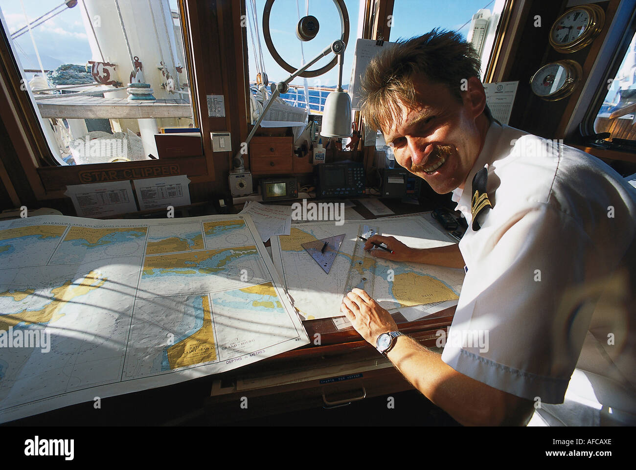 Navigation chart caribbean hi-res stock photography and images - Alamy