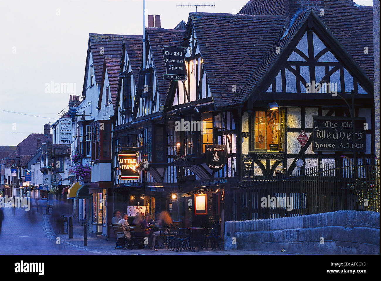 The Old Weavers' House, Canterbury, Kent England Stock Photo