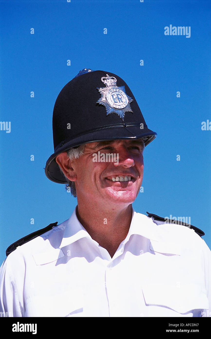 Police Officer Roy Miller, Eastbourne, East Sussex England Stock Photo