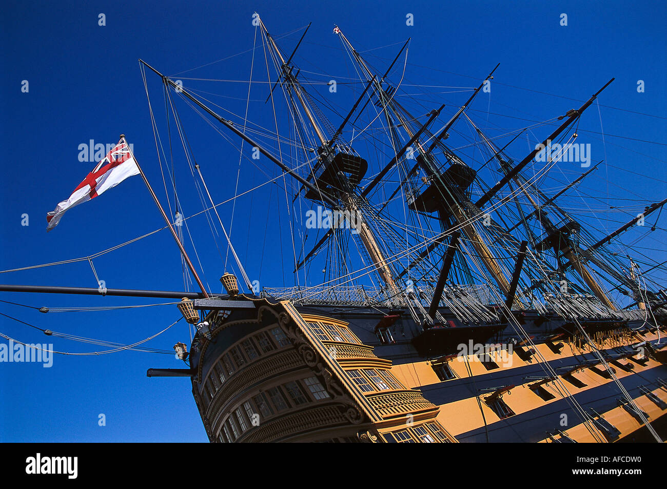 HMS Victory, Naval Heritage Area, Portsmouth Hampshire, England Stock Photo