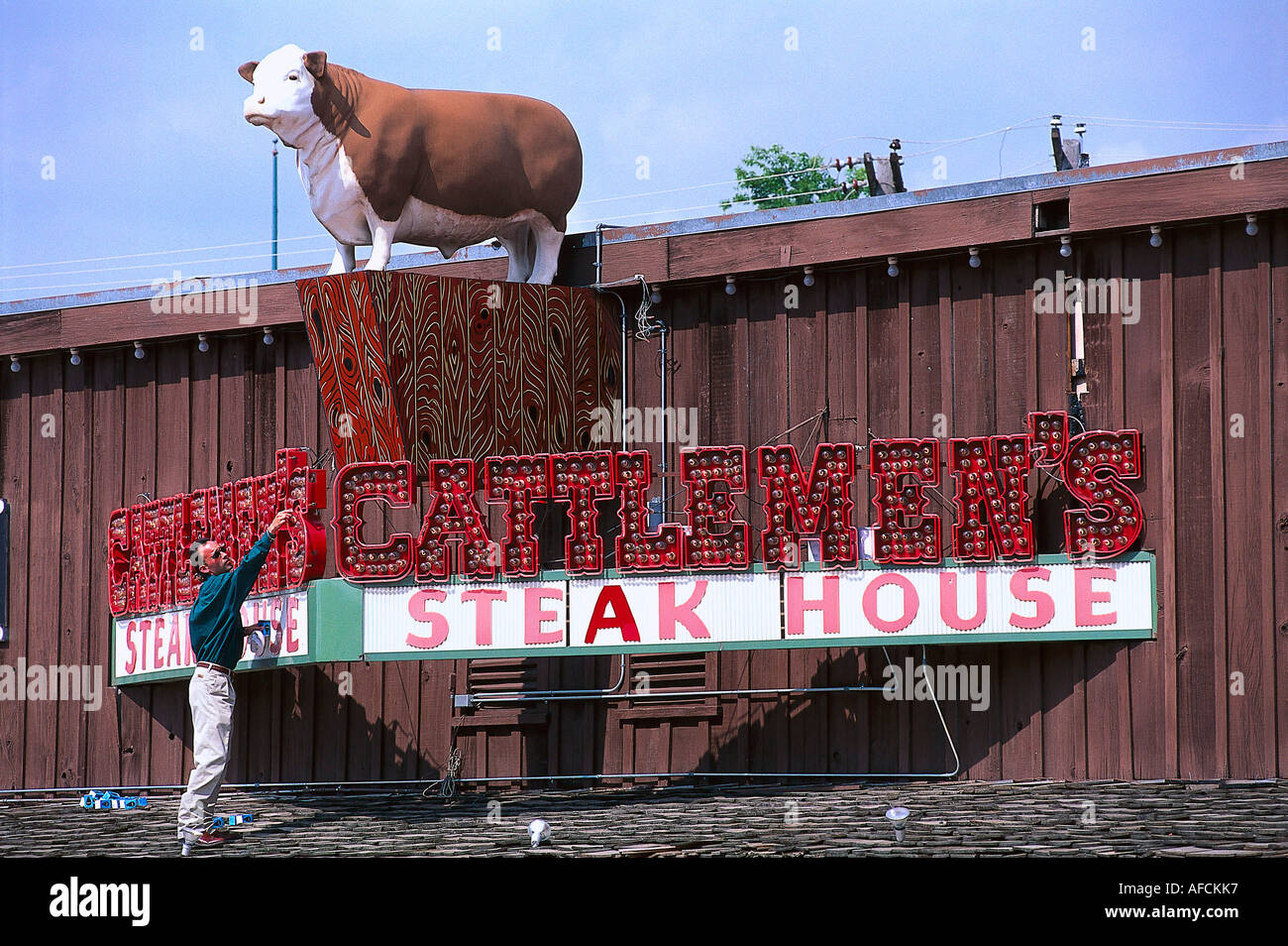 Cattlemen steak house hires stock photography and images Alamy