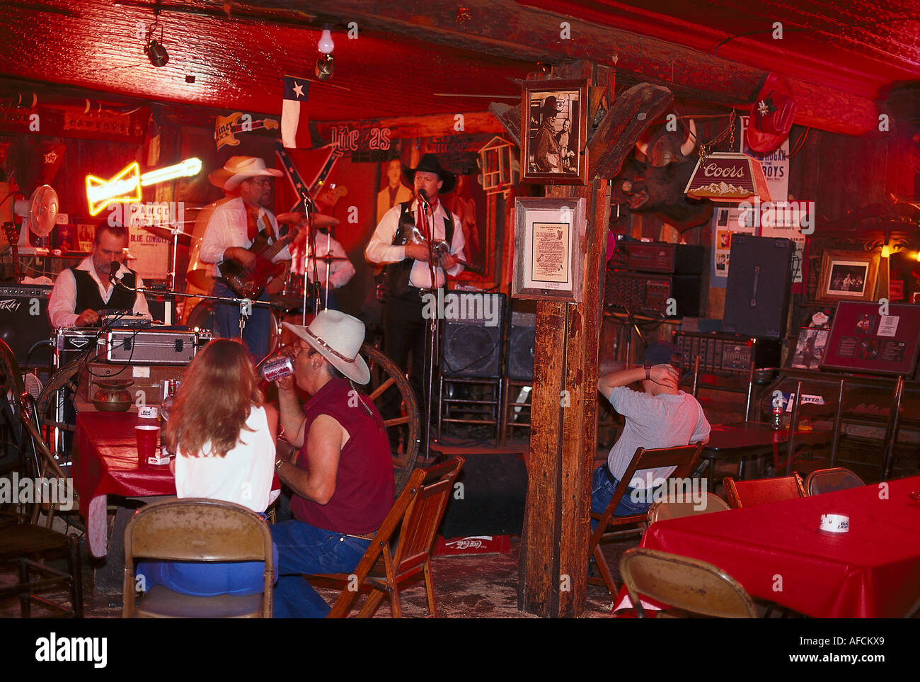 Arkey Blue' s Silver Dollar Bar, Bandera, Texas USA Stock Photo Alamy