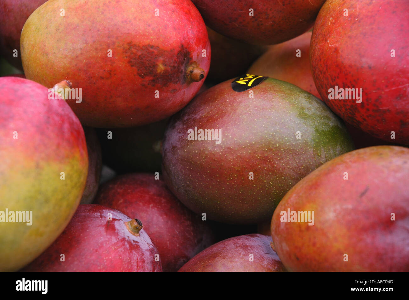 mangoes in Broadway Market London Stock Photo Alamy