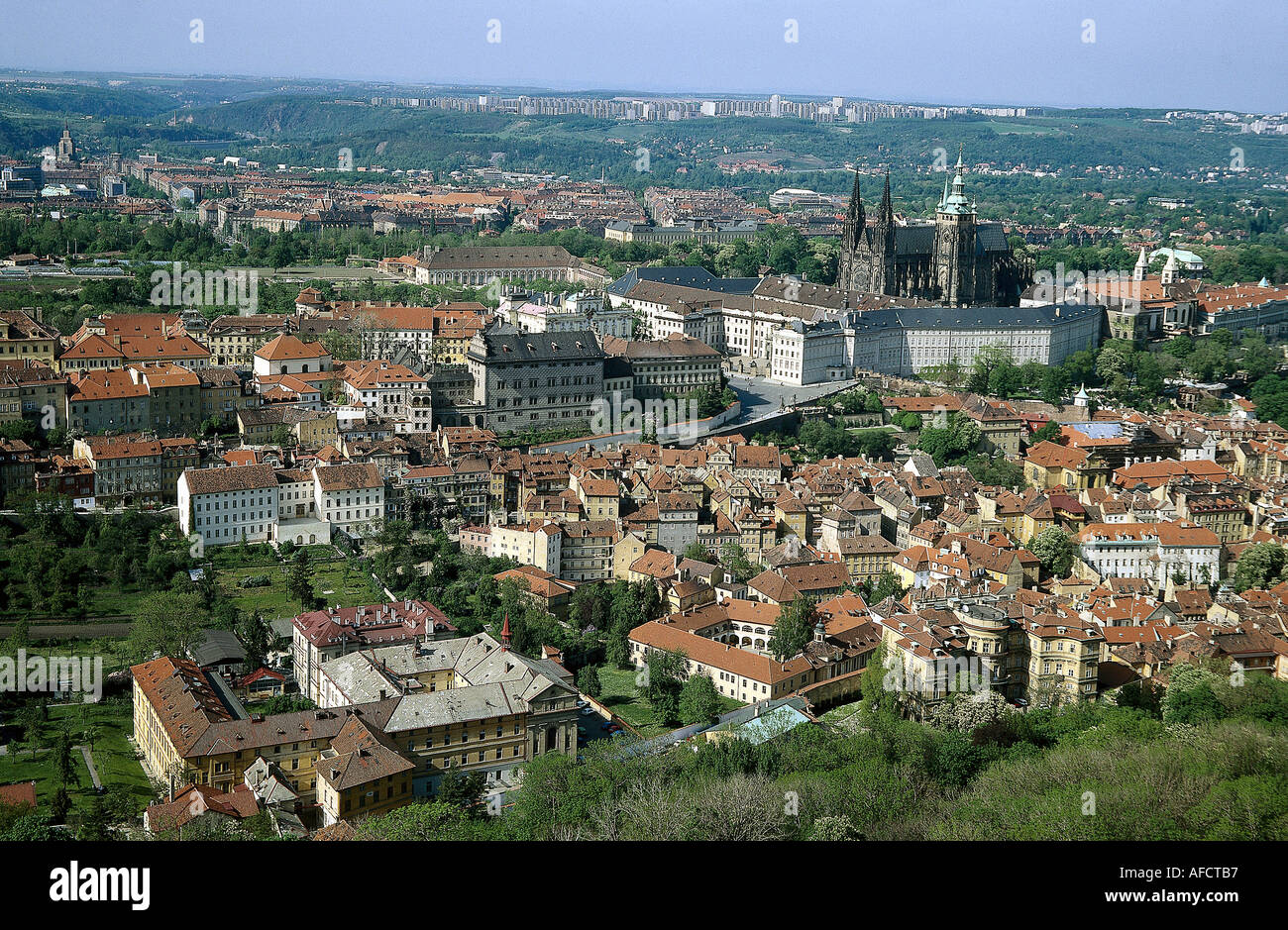 geography / travel, Czech Republic, Prague / Praha, Malá Strana (Lesser Side), Prague / Praha castle, Czechoslovakia Czechia, Stock Photo