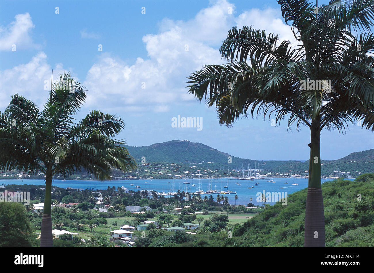 Falmouth Harbour, Antigua Stock Photo Alamy