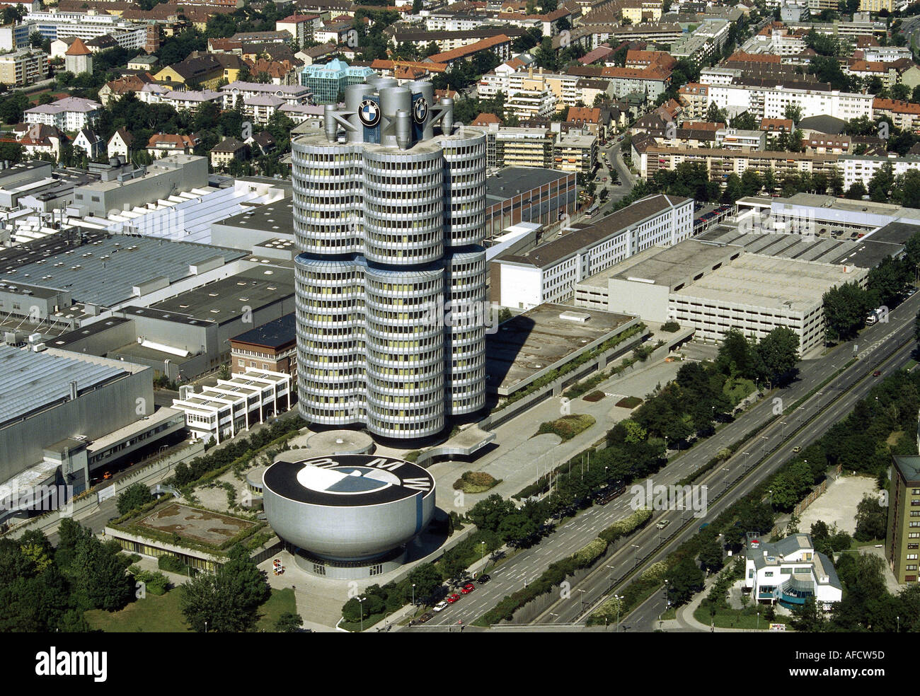 geography / travel, Germany, Bavaria, Munich, BMW building, architecture, , Stock Photo