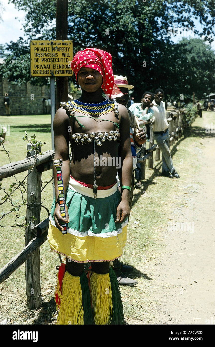 geography / travel, South Africa, people, Xhosa, dancer in his Stock Photo 4540876 Alamy