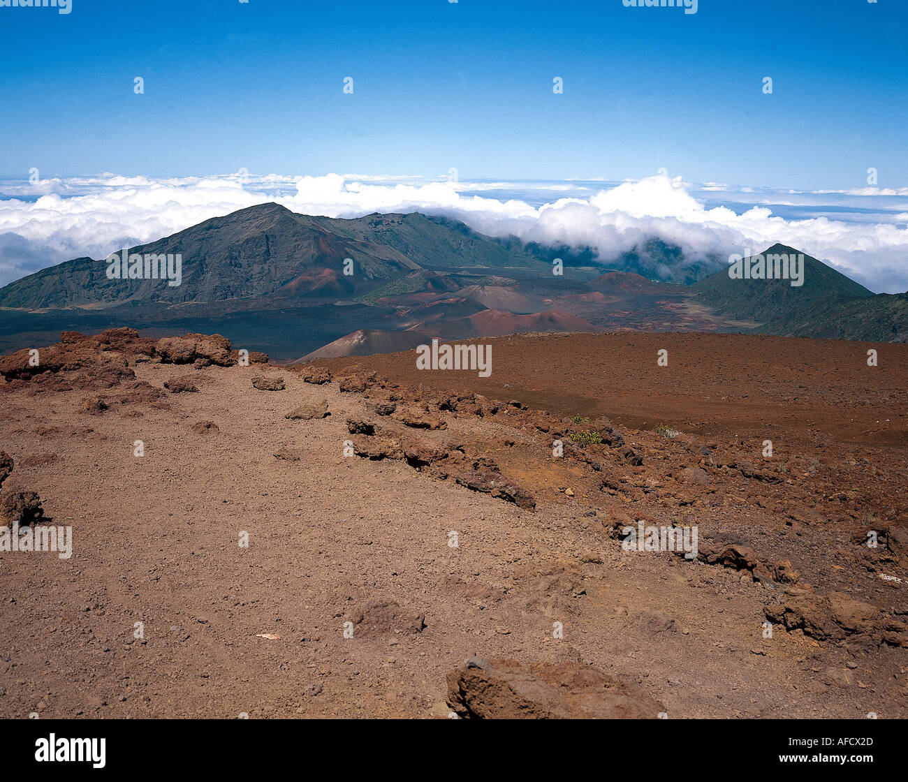 geography / travel, USA, Hawaii, Maui, cratered landscape, landscapes