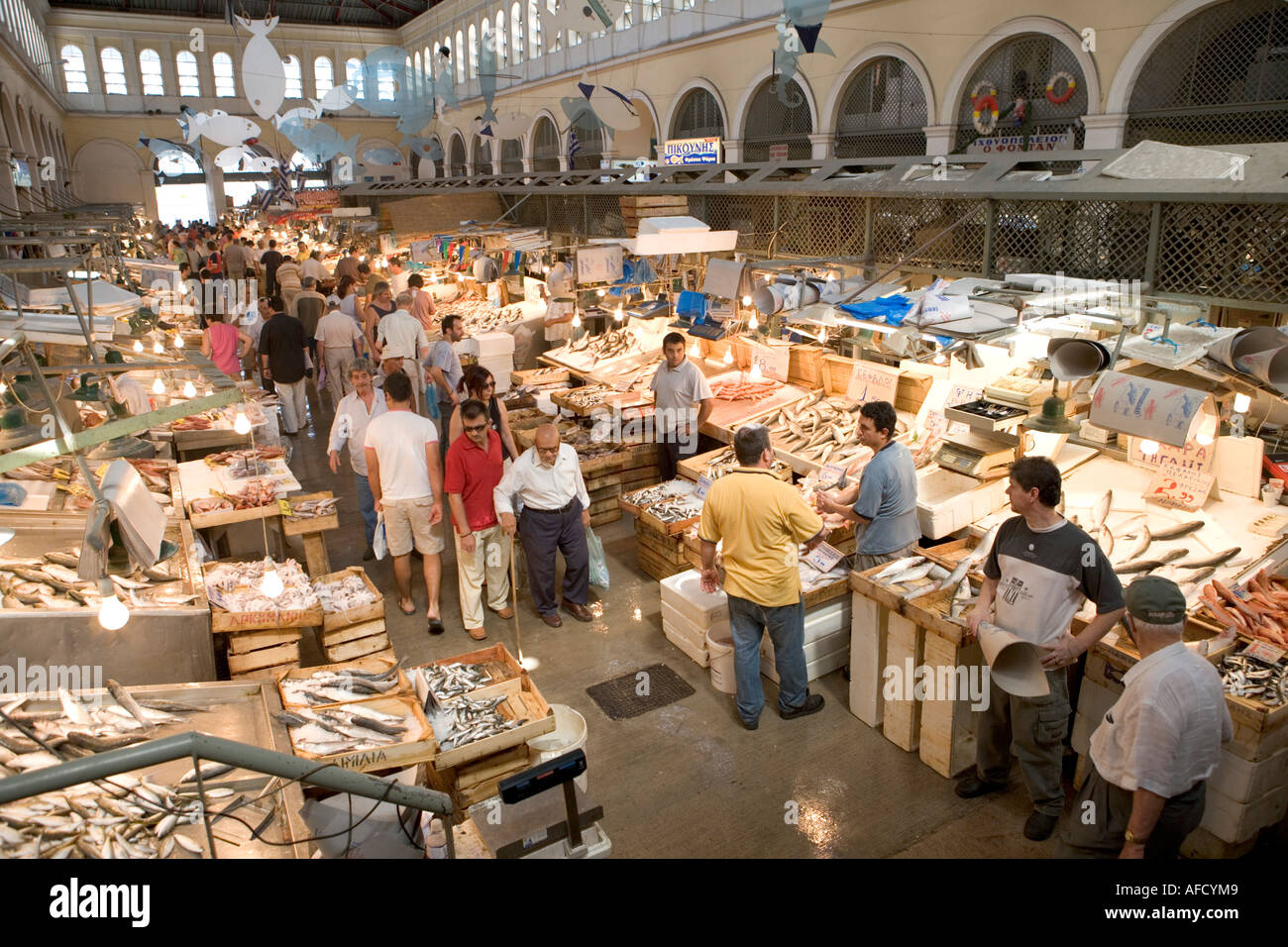 Athens central market hires stock photography and images Alamy