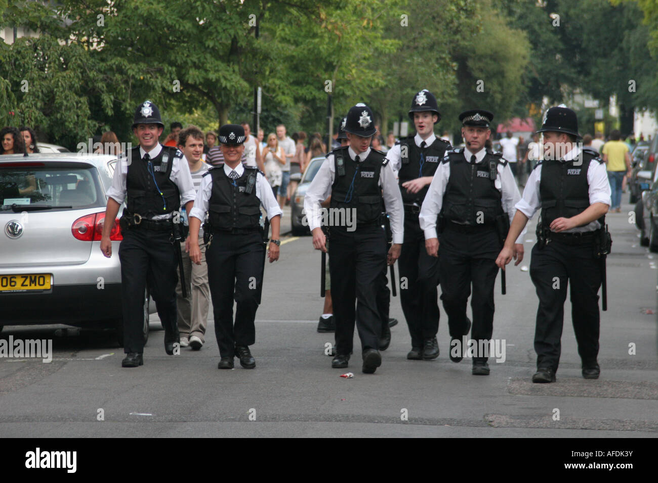Met Police walking G20 Stock Photo