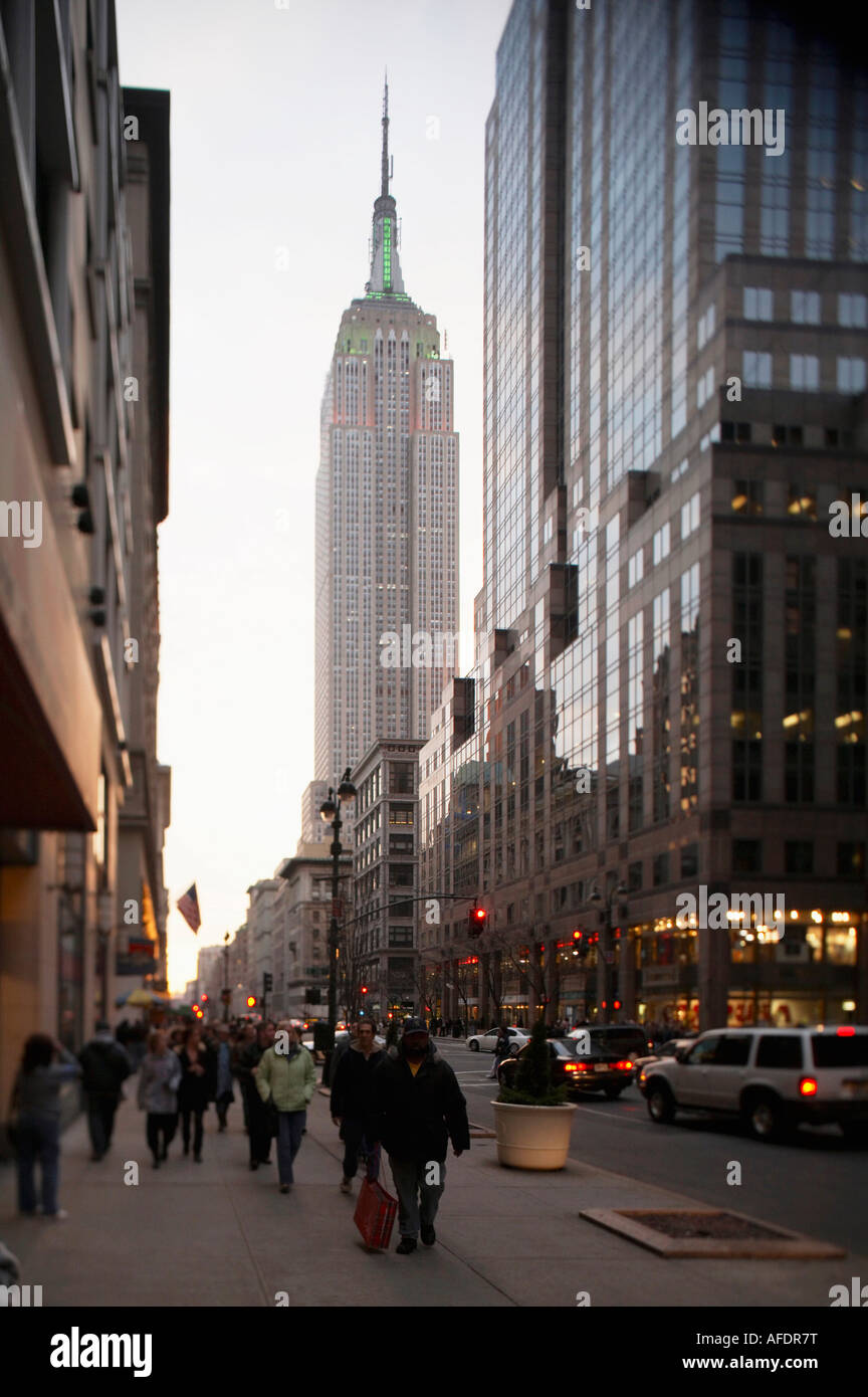 USA, New York, Empire State Building Stock Photo