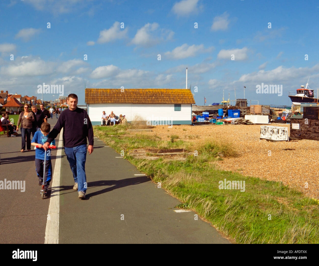 Seafront Deal Kent England United Kingdom Stock Photo Alamy