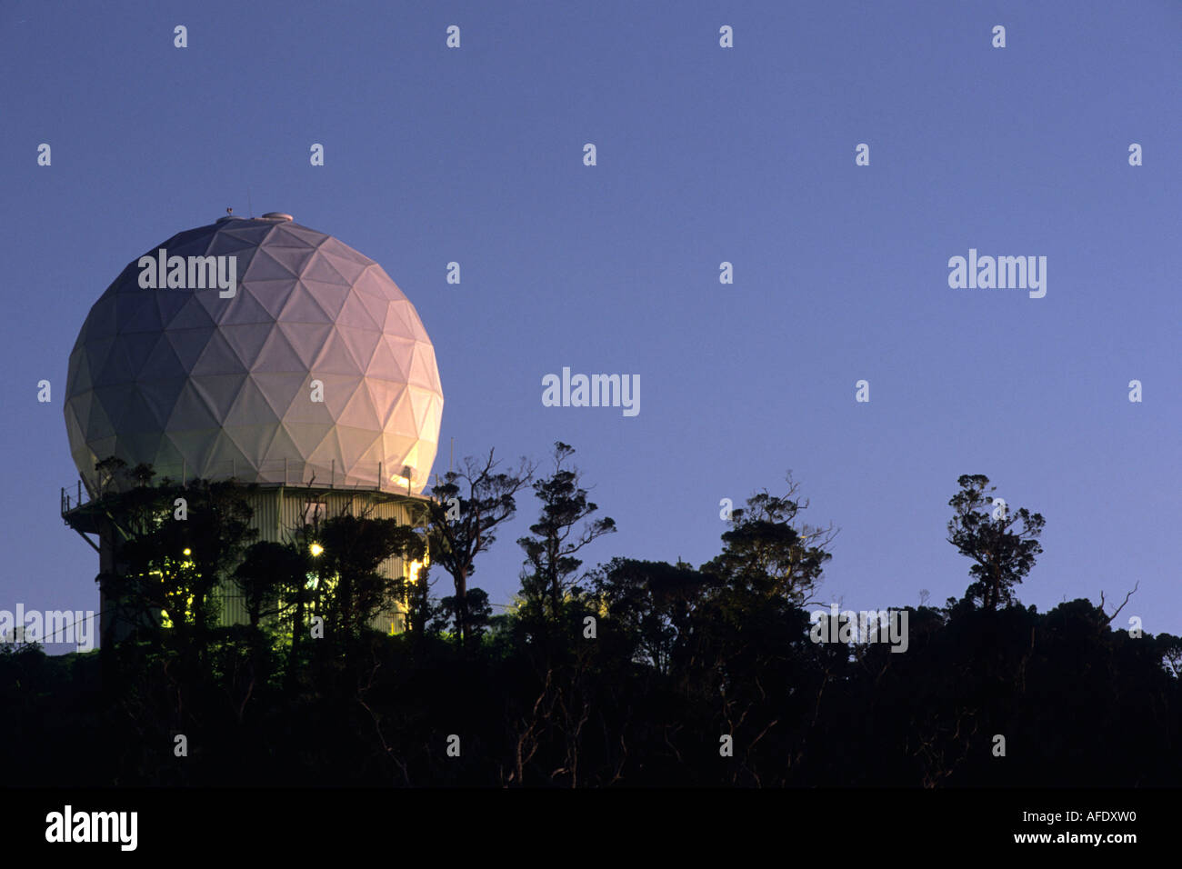 Communications Dome, Kokee Air Force Station, Kokee State Park, Kauai