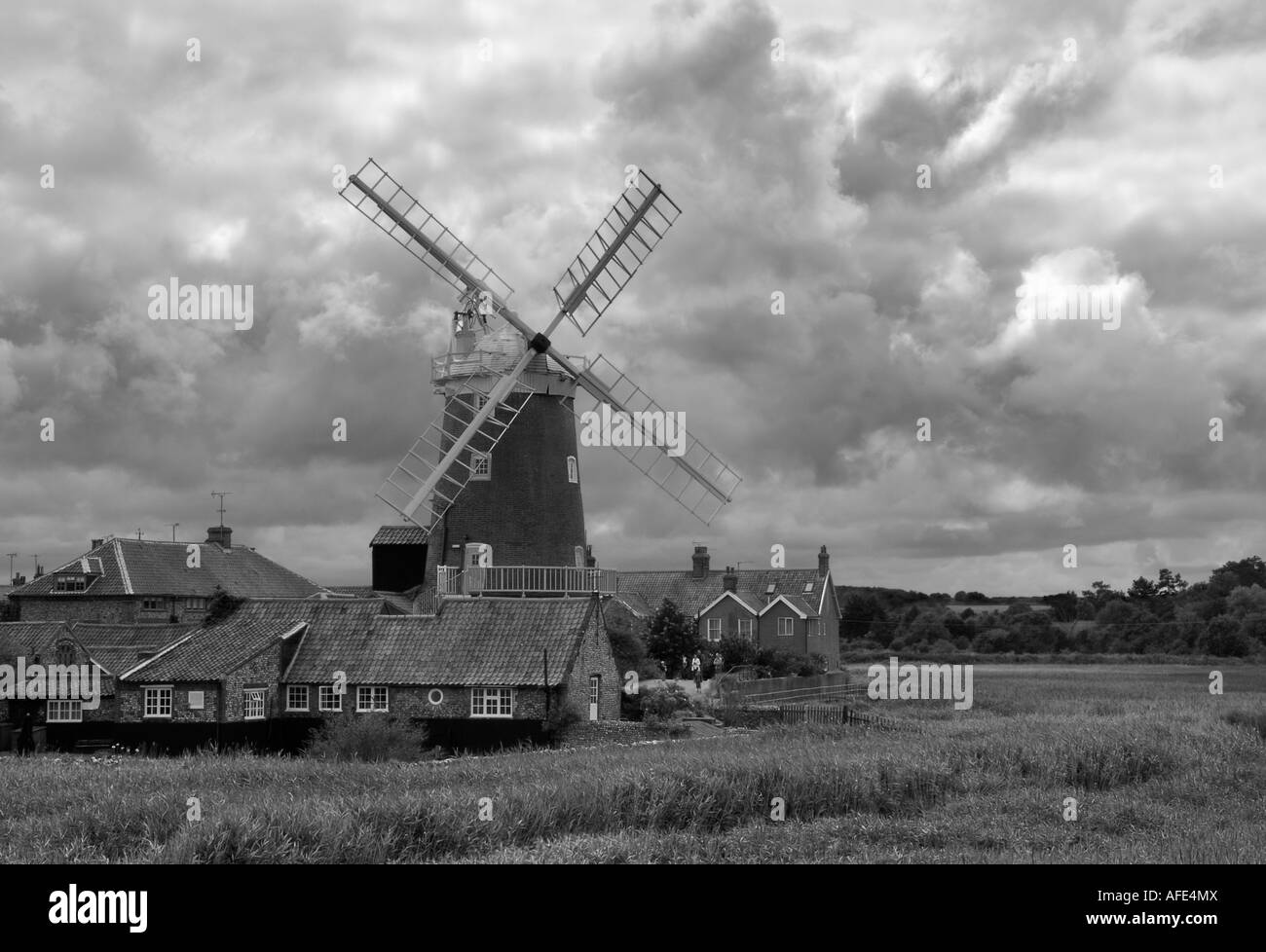 Cley Windmill Stock Photo