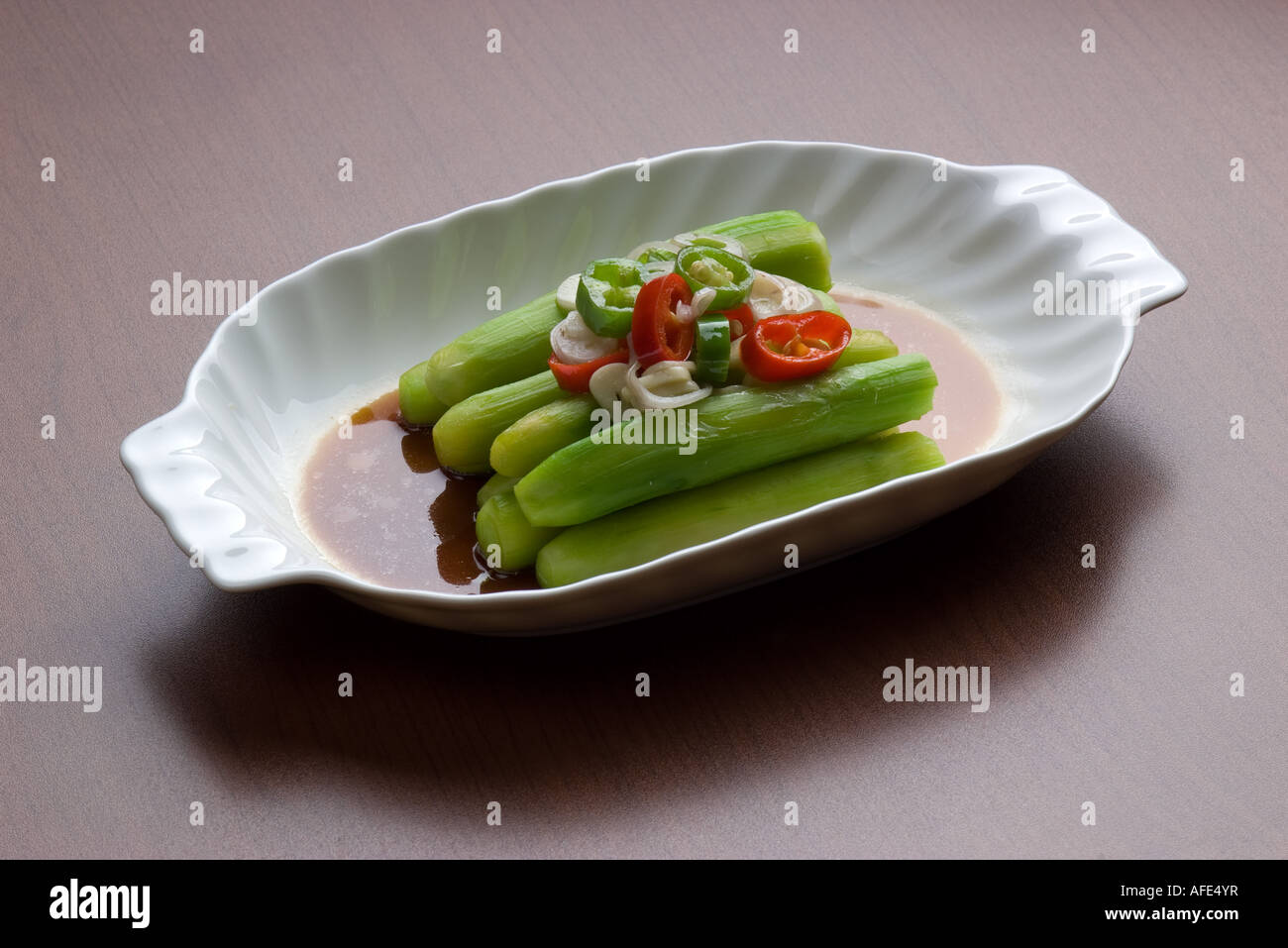 Chinese Food Steam Vegetable Stock Photo Alamy