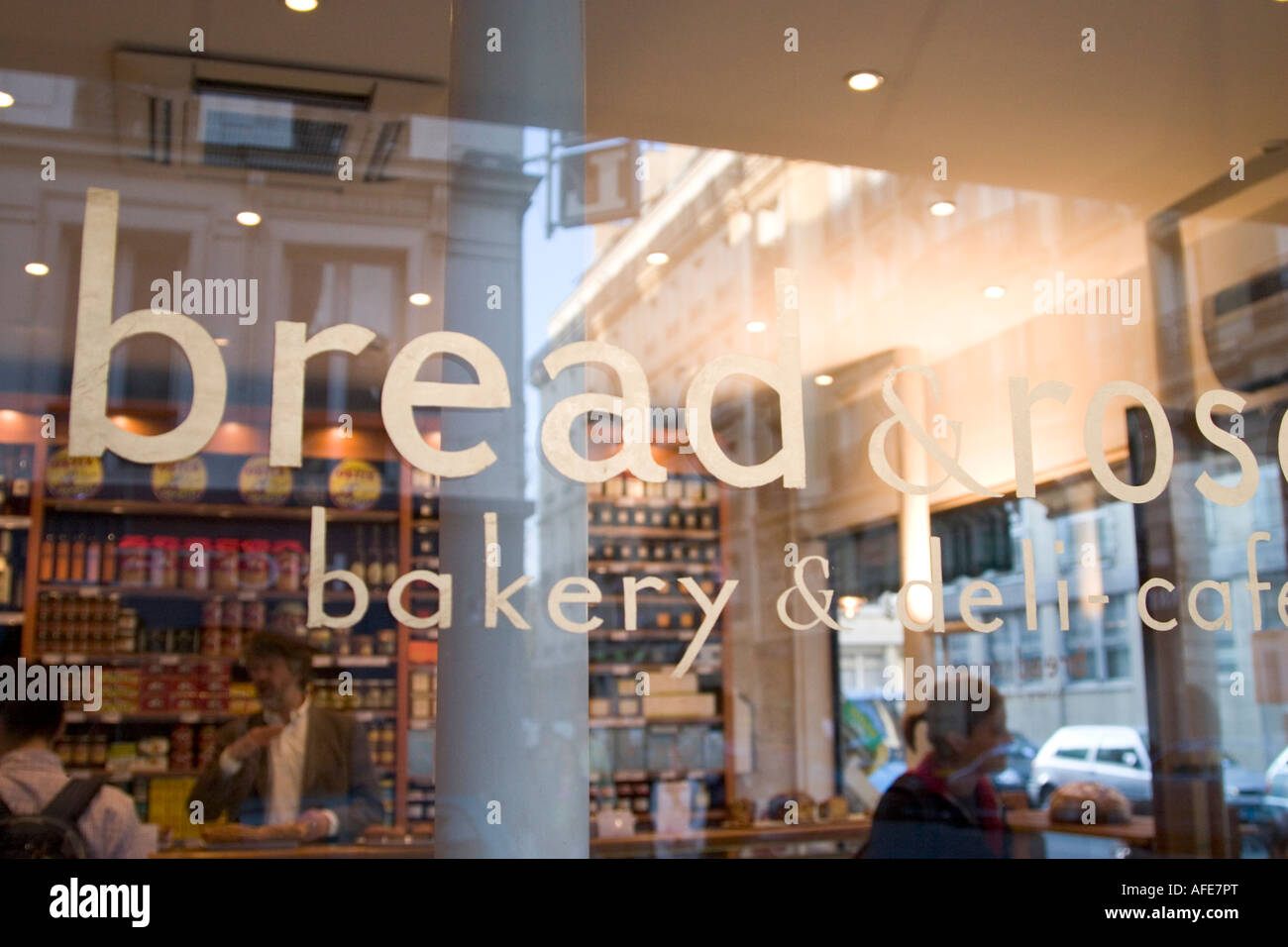 Bread and Roses Cafe Bistrot on the left bank of Paris France 2007