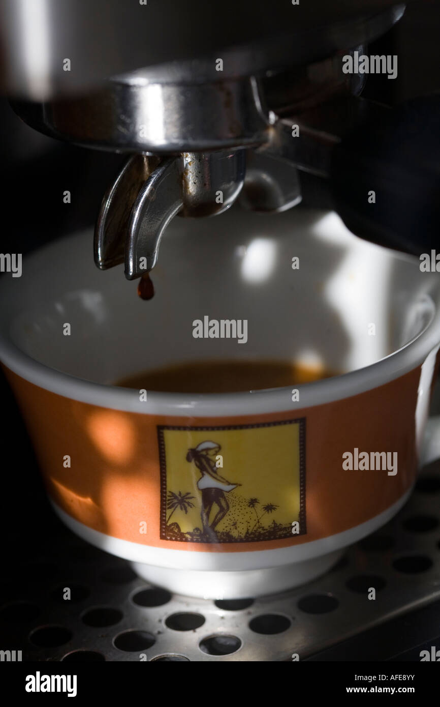 The art of making coffee Stock Photo - Alamy