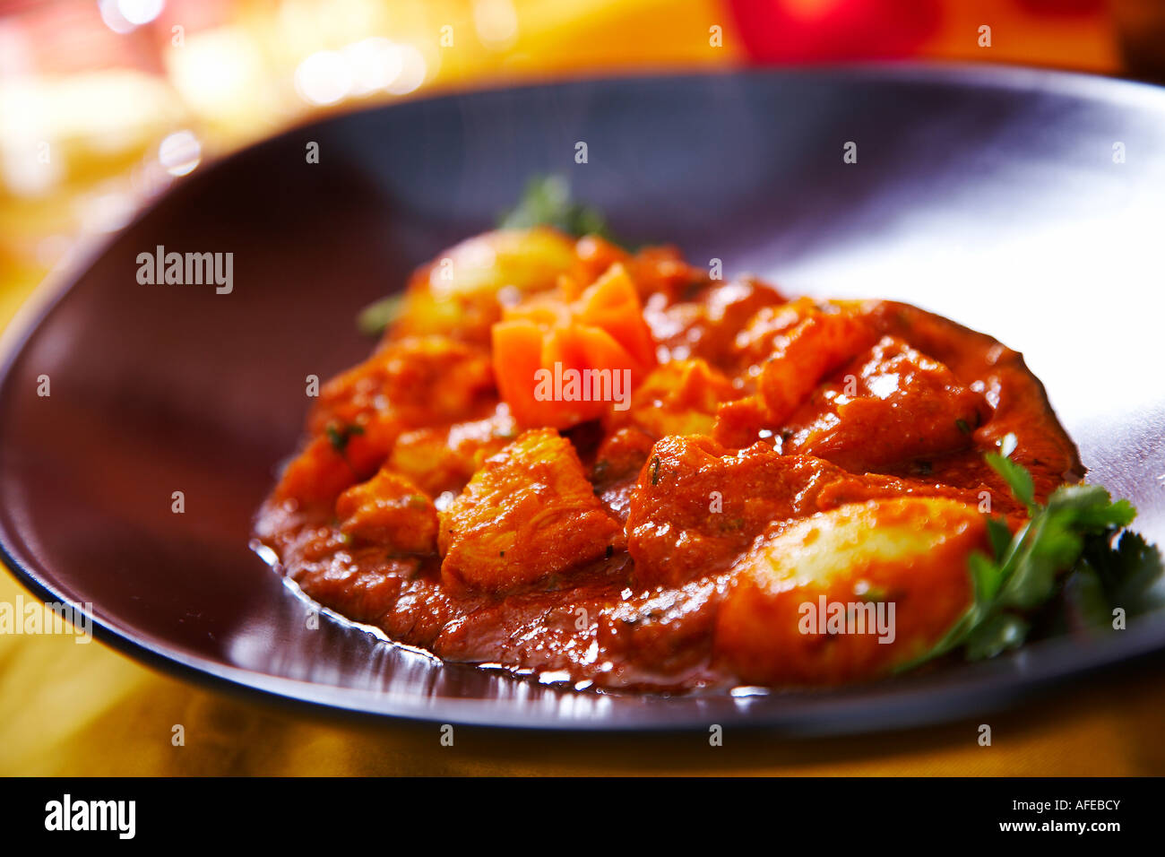 Bombay Chicken madras Stock Photo - Alamy