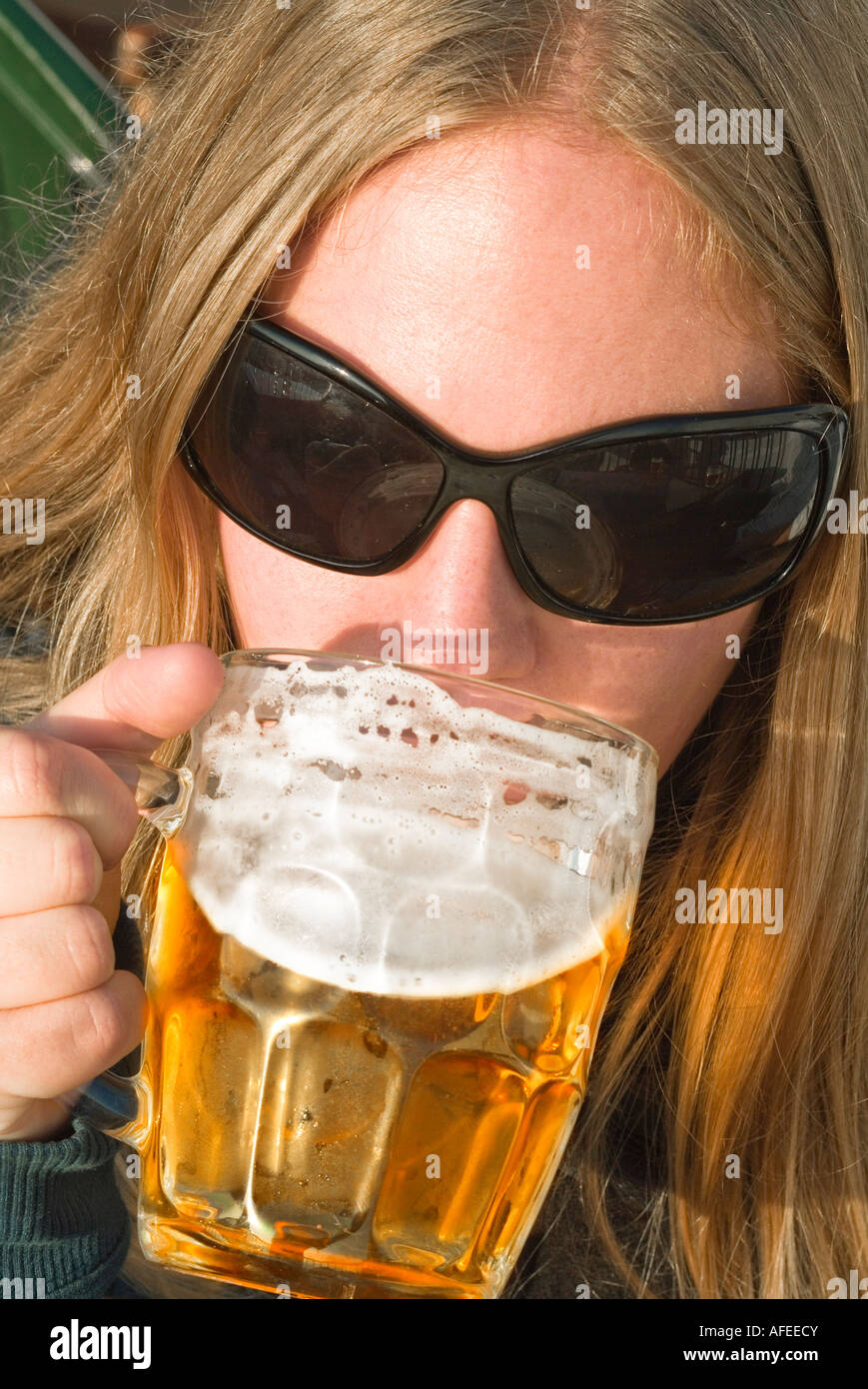 Drunk female student hires stock photography and images Alamy