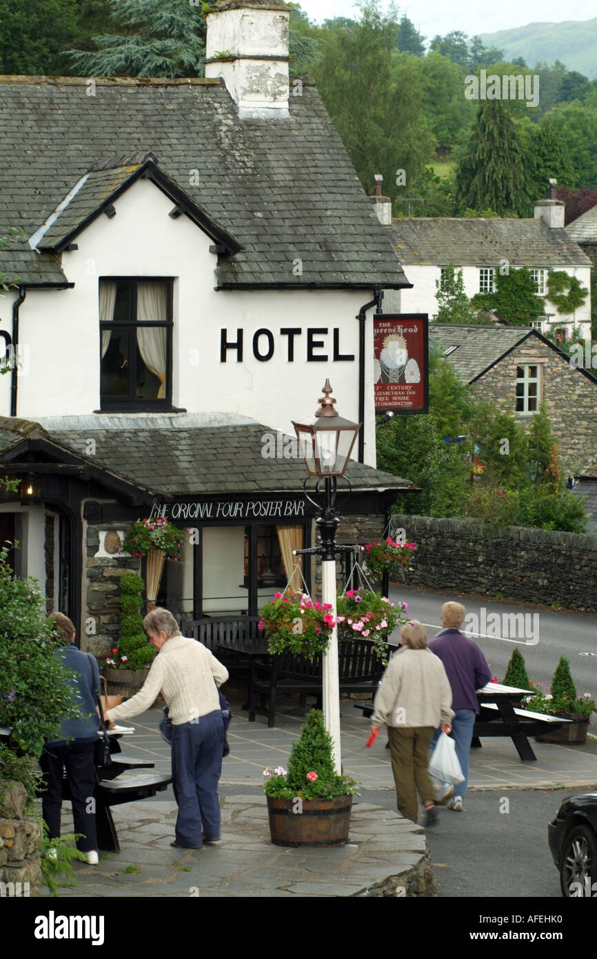 Hotel Pub In Troutbeck Near Windermere In The Lake District Northern 