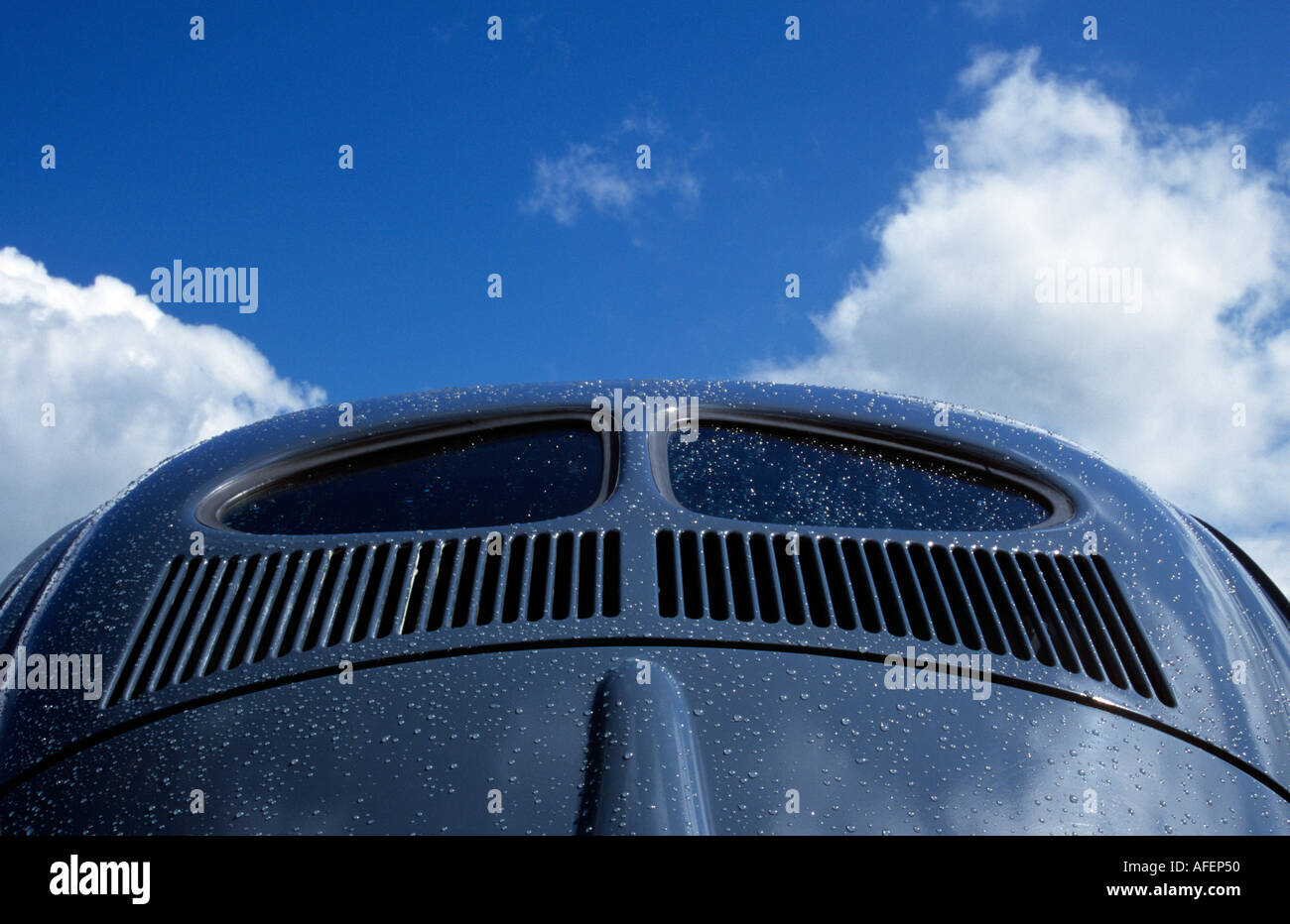 VW Volkswagen Beetle Split Rear Window Stock Photo