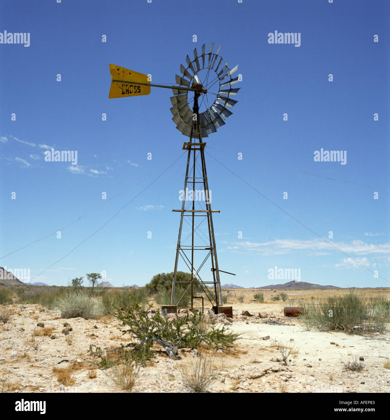 Wind pump namibia hi-res stock photography and images - Alamy