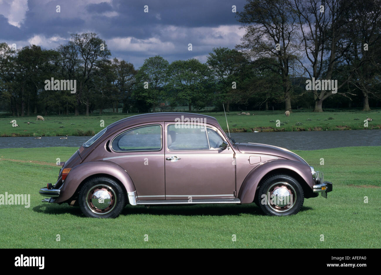 VW Volkswagen Beetle 1200 of 1983 Stock Photo