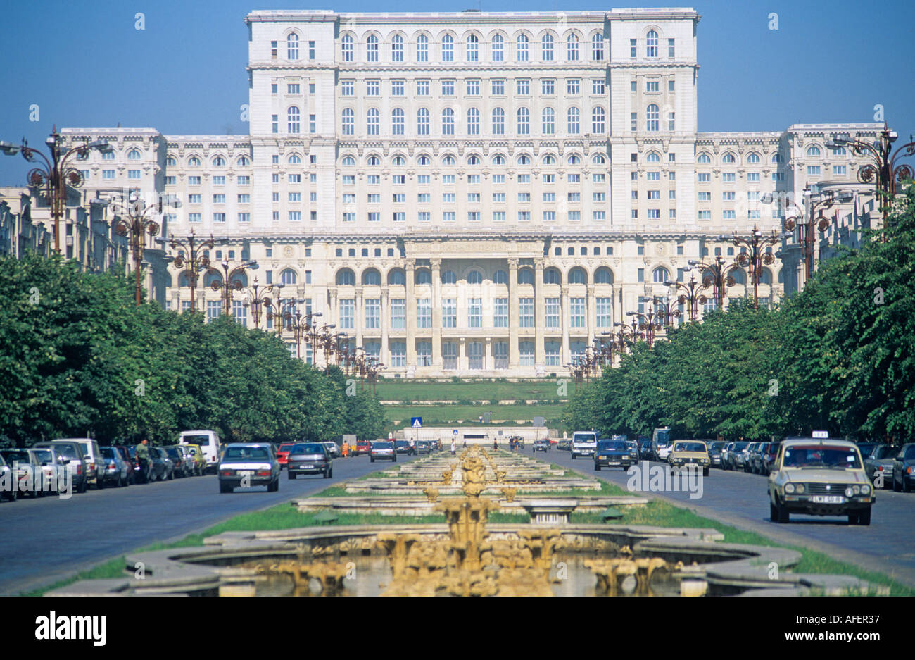 House of the People Bucharest Romania Stock Photo Alamy
