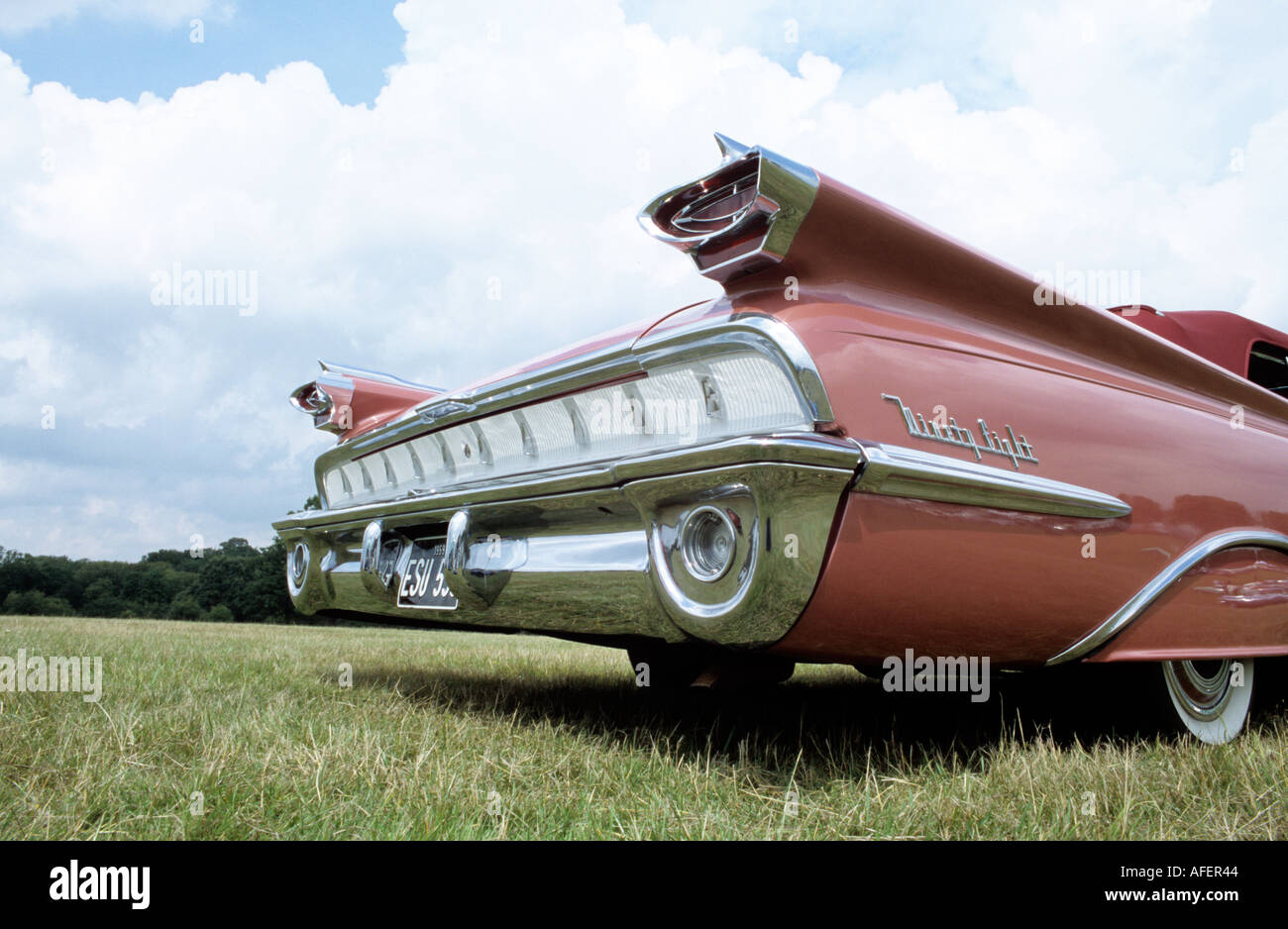 Oldsmobile Ninety Eight Convertible Coupe Of 1959 Stock Photo