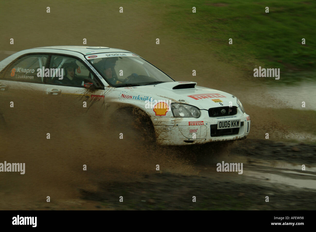 Pirelli International Rally May 2005 part of British Rally Championship  pzero special stage Stock Photo - Alamy