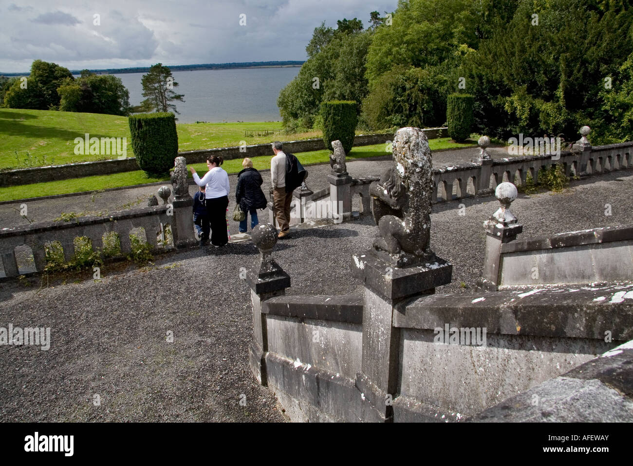 View to Lough Ennell from Belvedere House and Gardens County Meath