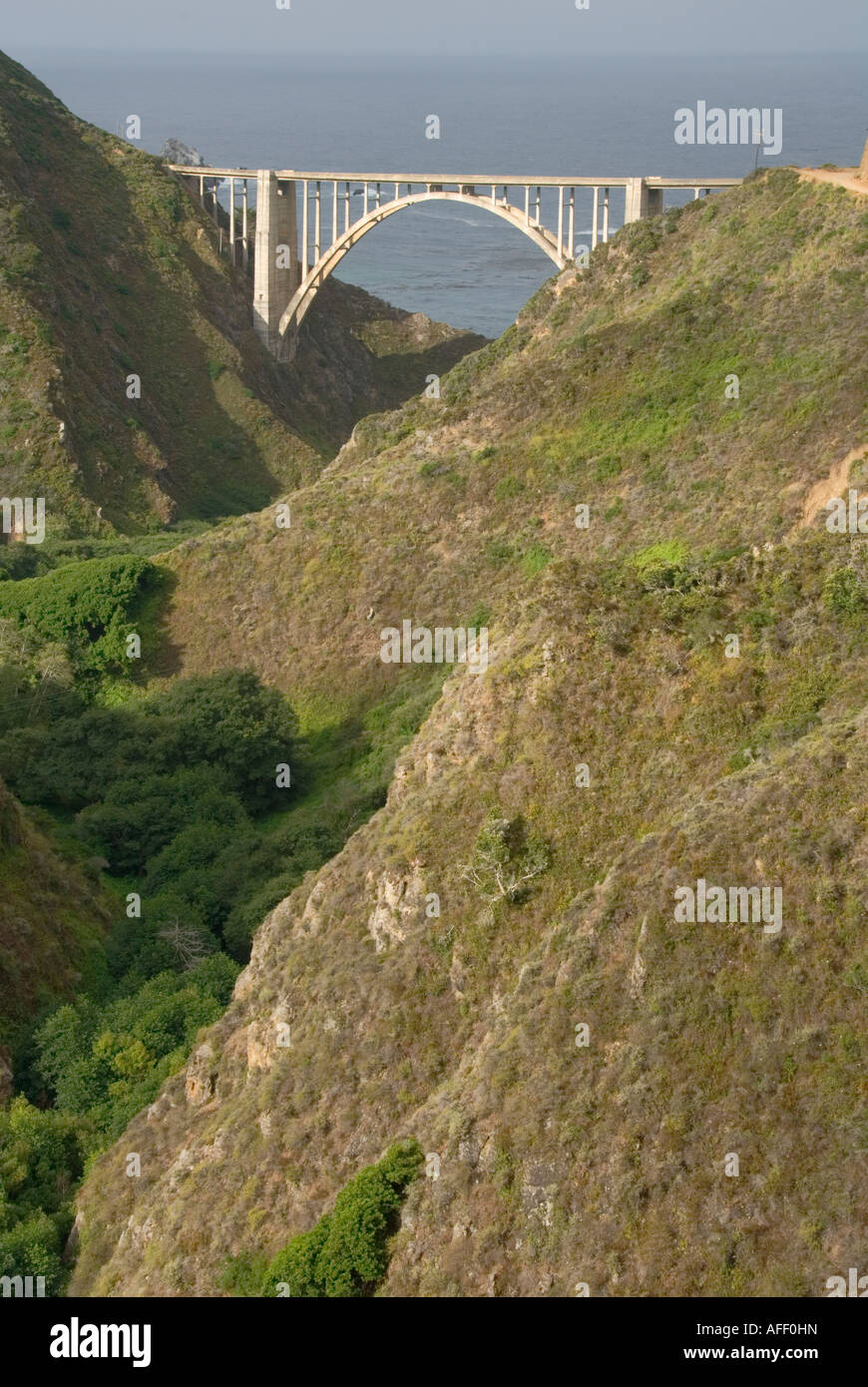 California Big Sur Bixby Bridge Highway 1 Stock Photo - Alamy