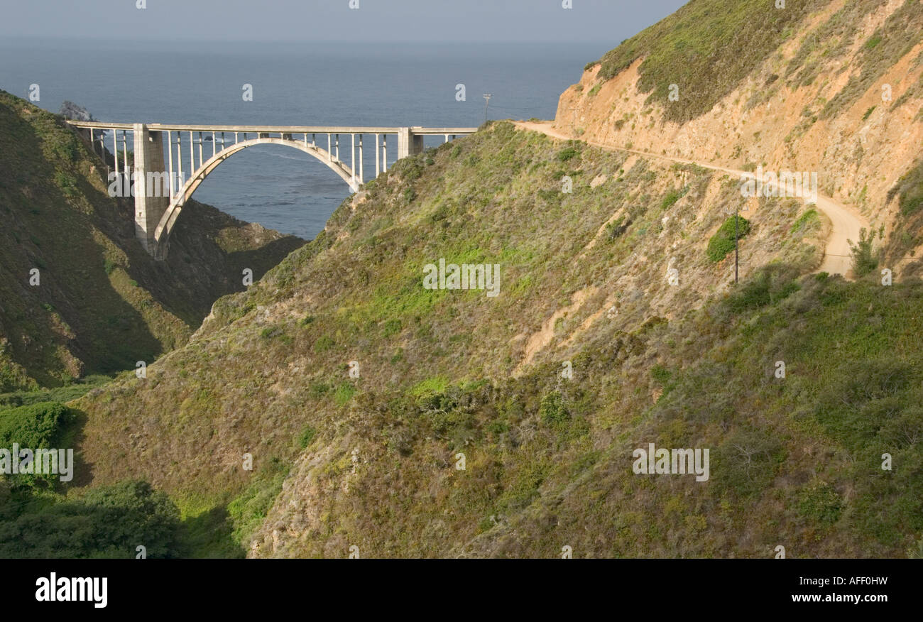 California Big Sur Bixby Bridge Highway 1 Stock Photo - Alamy
