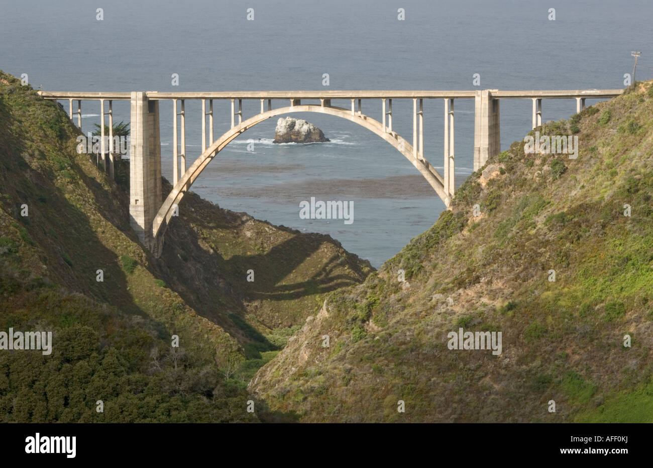 California Big Sur Bixby Bridge Highway 1 Stock Photo - Alamy